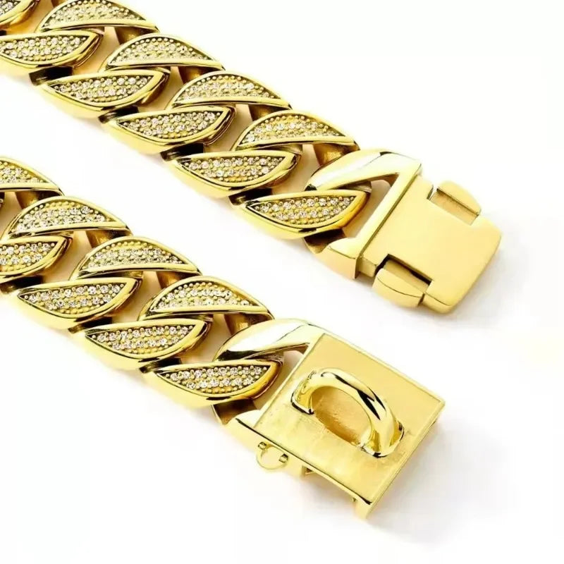 DripMyDawg Diamond Cuban Link Collar