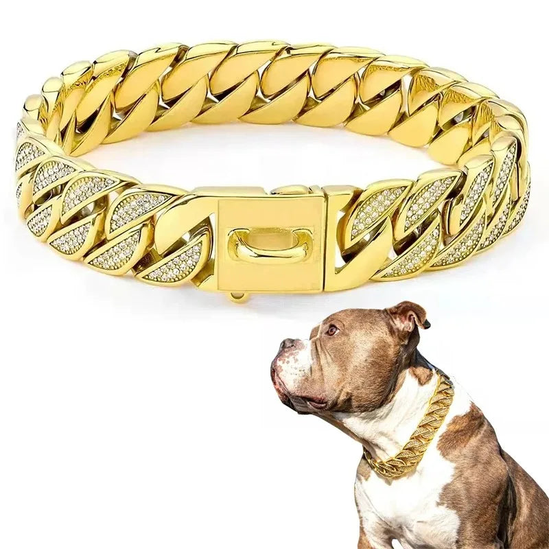 DripMyDawg Diamond Cuban Link Collar